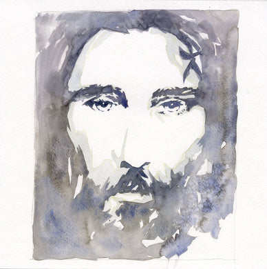 Face of Love Watercolor giclee print