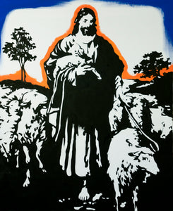 The Shepherd 30" x 36" Hand Painted Original Artwork