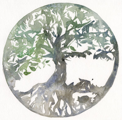 Tree of Life Watercolor giclee print